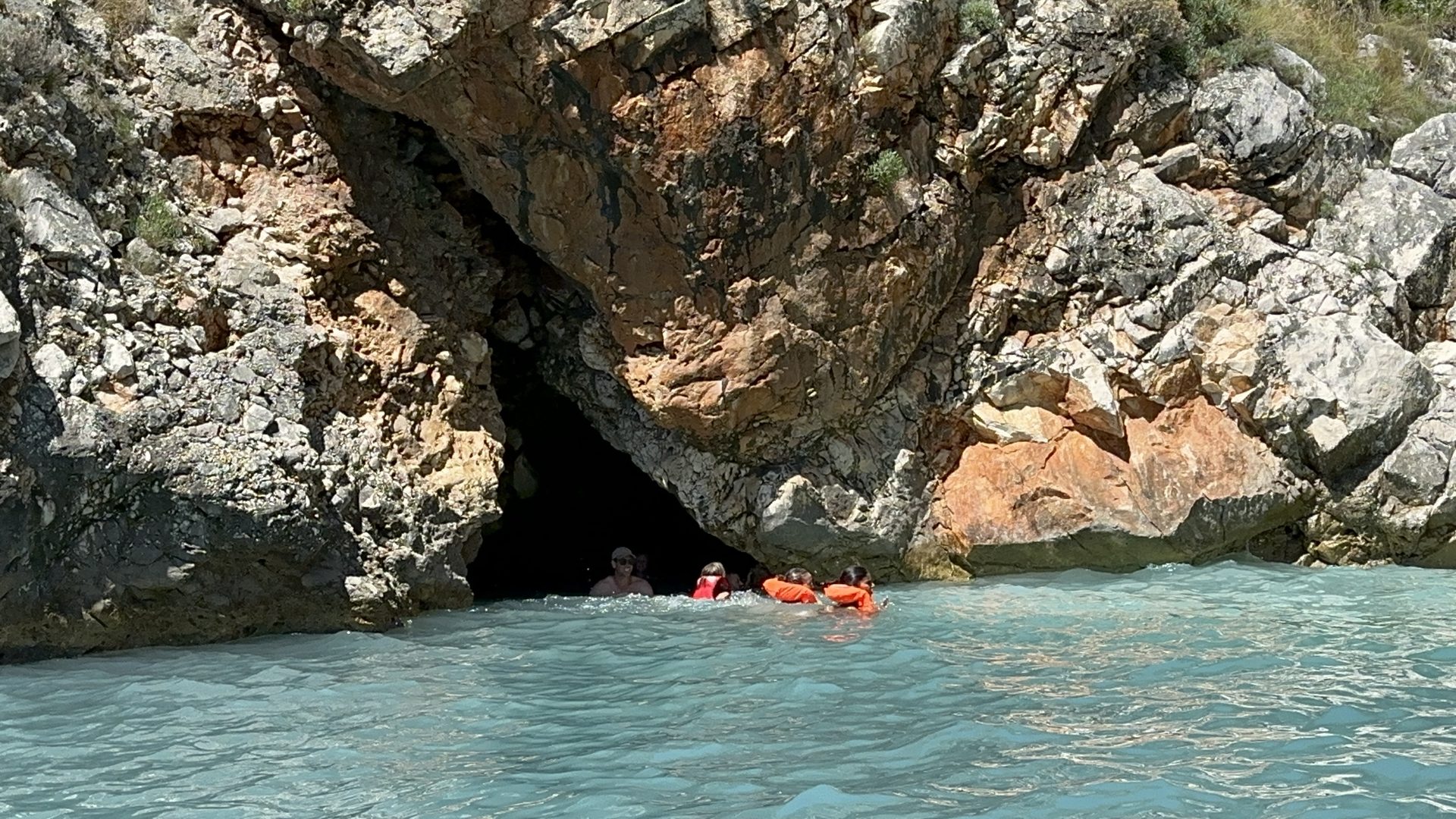 Blue Cave emerald light